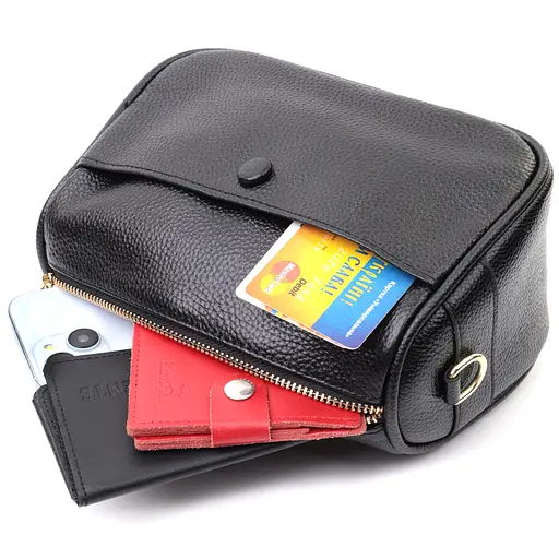 Кожаная женская сумка Vintage 20.5х13.5х10 см sum0026544 - фото 10