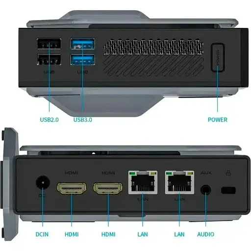Неттоп Firebat S1 8/256GB [125408] - фото 3
