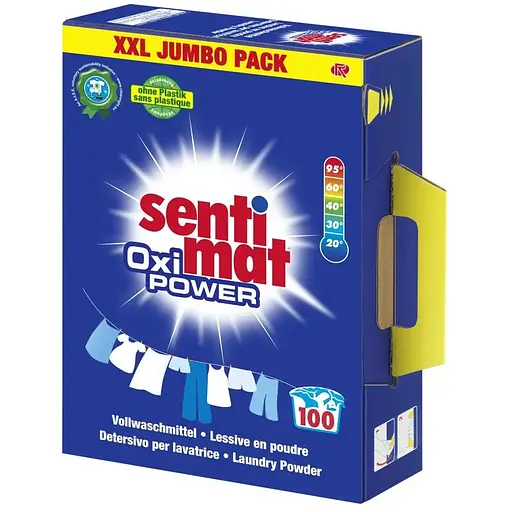 Порошок для прання Sentimat Oxi Power 100 прань 5.5 кг - фото 1