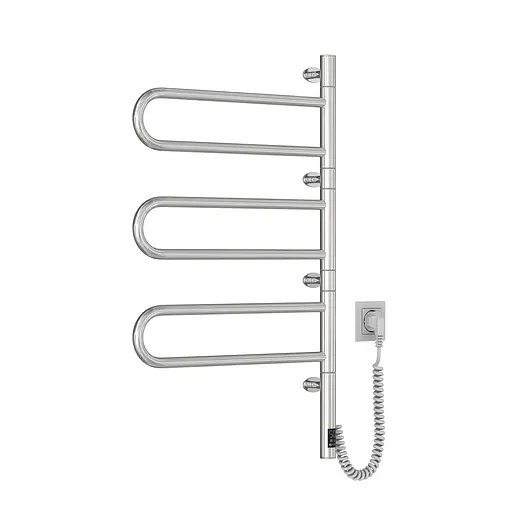 Электрический полотенцесушитель Navin Fouette 480x800 Sensor с таймером 00-044050-5080, Хром, Электронный - фото 1