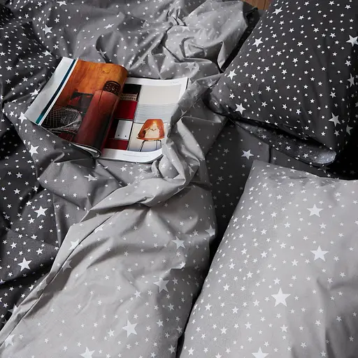 Комплект постельного белья Moon&Star Бязь Gold Люкс Night Sky King Size 220x240 наволочки 2х40х60 - фото 2