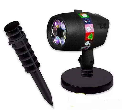 Вуличний лазерний проектор Star Shower Slide (12 слайдів) - фото 2