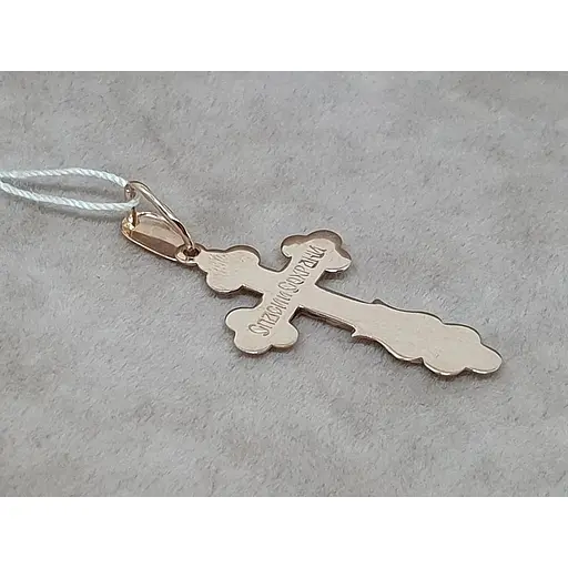 Золотой крестик Tango. Распятие Христа. 210123 - фото 3