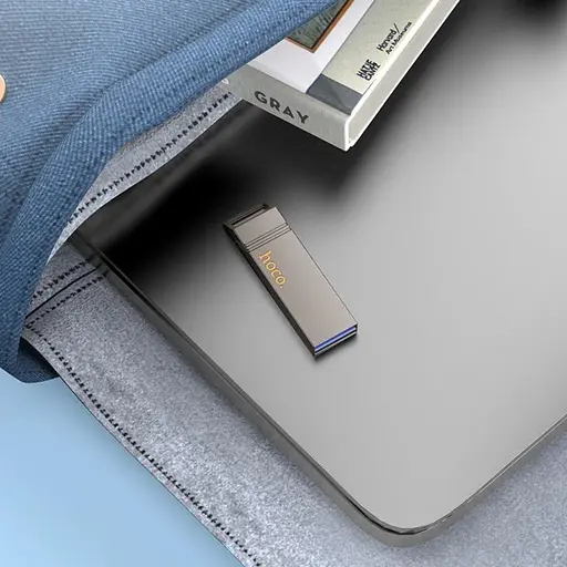 Флеш-накопитель Hoco UD13 USB3.2 – 64GB Gray - фото 5