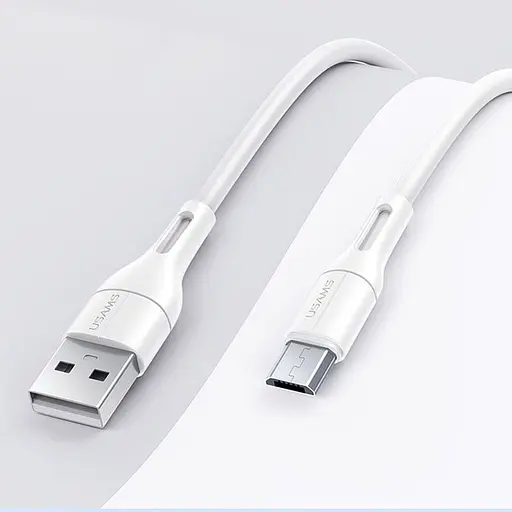 Кабель Usams USB-MicroUSB U68 2A 1m (White) [66701] - фото 2