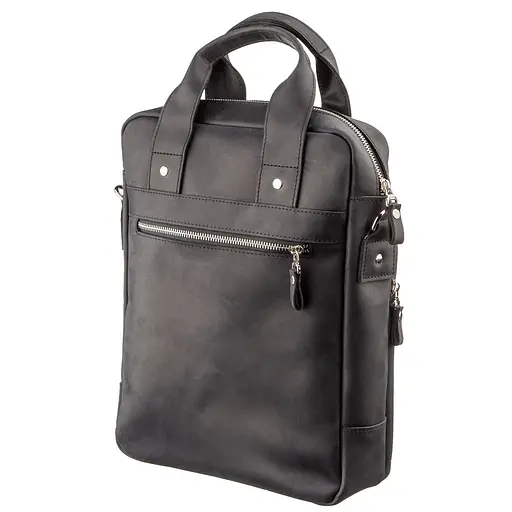 Чоловіча шкіряна сумка SHVIGEL 25х33х7 см sum0012770 - фото 2