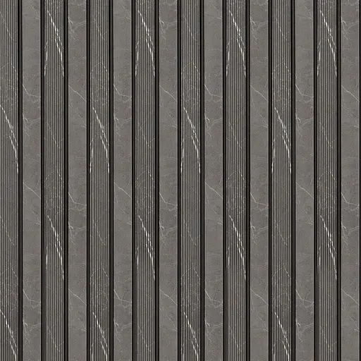 Рейка декоративна Wall Sticker PS 2900х120х12 мм Сірий мармур SW-00001751 - фото 5