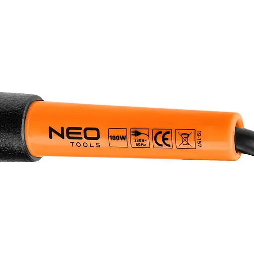 Паяльник електричний Neo Tools 100 Вт 500°C нікельована мідь (19-157) - фото 7