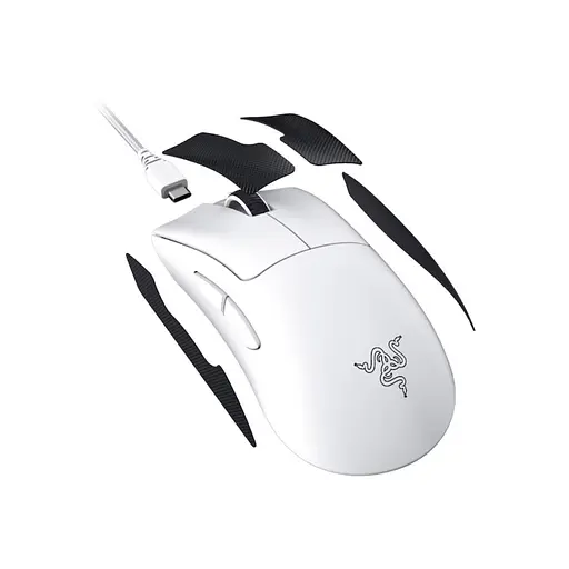 Мышка Razer DeathAdder V3 PRO Wireless White (RZ01-04630200-R3G1) - фото 8