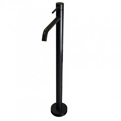 Змішувач для умивальника підлоговий Paffoni Light LIG 031 NO, Чорний матовий - фото 1