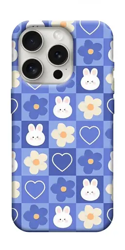 TPU чохол Кролики-квіточки - фото 1