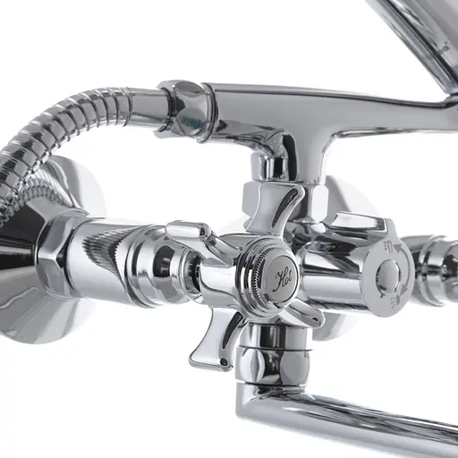 Змішувач для ванни Haiba Zeus 140 HB0420 Хром - фото 2