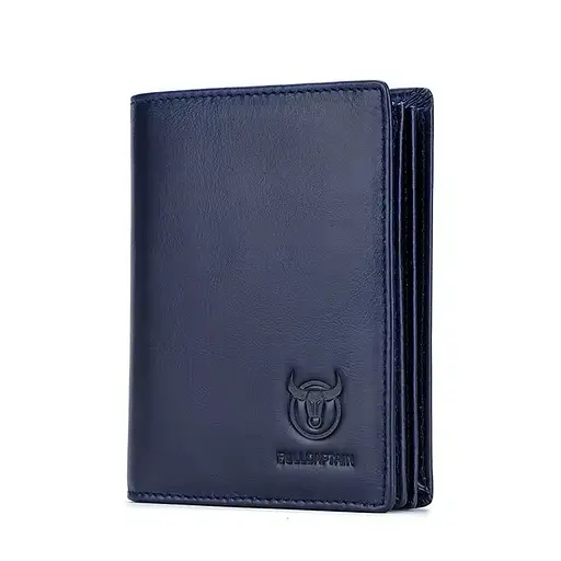 Мужской кожаный кошелек BULL 12х9.5х2.5 см acs0029249 - фото 1