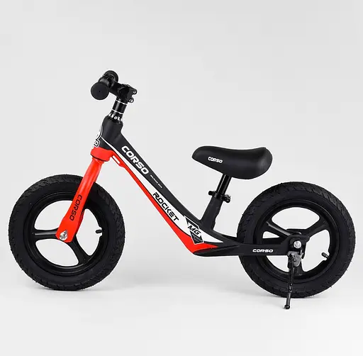 Біговел дитячий Corso 67689 колеса 12" з підніжкою - фото 3