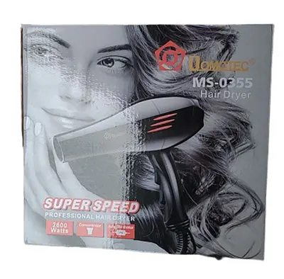 Фен для сушіння укладання волосся Domotec MS-0355 2600 Вт чорний - фото 7