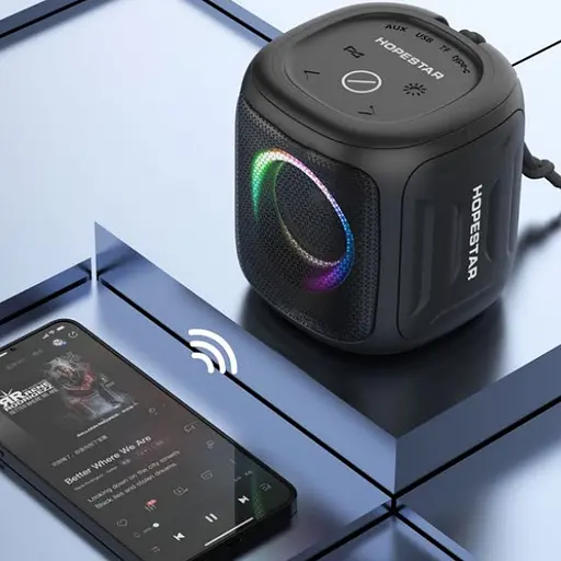Портативная Bluetooth-колонка Hopestar Party 100 mini Армейский зеленый - фото 2