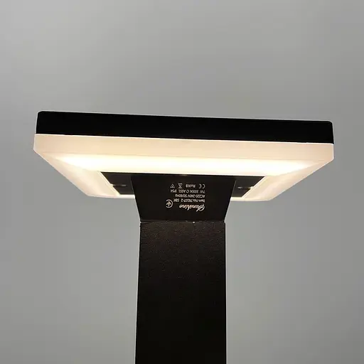 Ландшафтний світильник стовпчик з квадртаним верхом 20х15 см | Line F | Арт. 76107-2 - фото 5