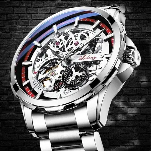 Чоловічий наручний годинник Ailang Sceleton - фото 2