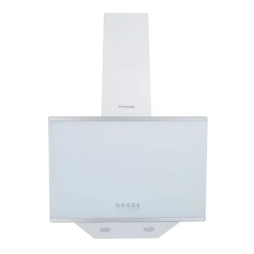Вытяжка декоративная наклонная Minola HDN 5202 WH/INOX 700 LED