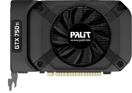 Відеокарта GeForce GTX 750 Ti 2GB Palit (NE5X75TS1341-1073F) Б/В - фото 1
