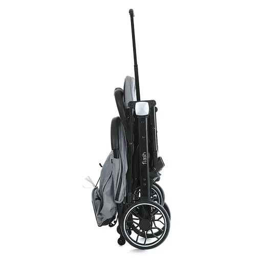 Детская прогулочная коляска-книга Bambi M 5727-1 Flash Silver Gray - фото 10