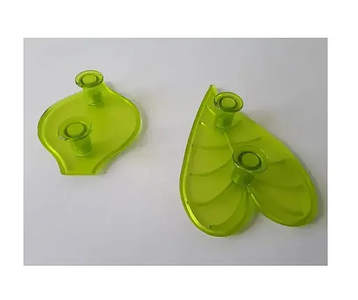 Кондитерська вирубка-плунжер для мастики «Пелюсток кали / лист лілії» Зелений 88318 - фото 4