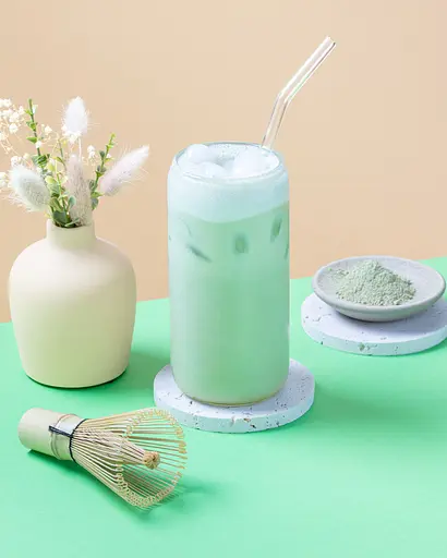 Сухая смесь Monbana Matcha Latte для приготовления латте с чаем матча 350 г  - фото 3