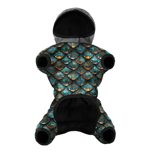 Комбінезон для собак Waudog Clothes малюнок "Луска", M35, В 59-62 см, С 37-40 см [CD] - фото 3