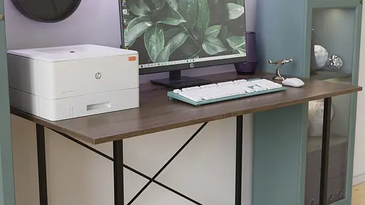 Стол письменный Line Лайт Ferrum-decor 750x1000x500 Черный металл ДСП Дуб Сонома Трюфель 16 мм (FRD-104840)