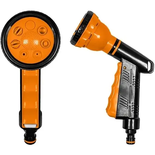 Пистолет Bradas для полива 7 режимов QUICK STOP BLACK LINE ECO-4442 - фото 1