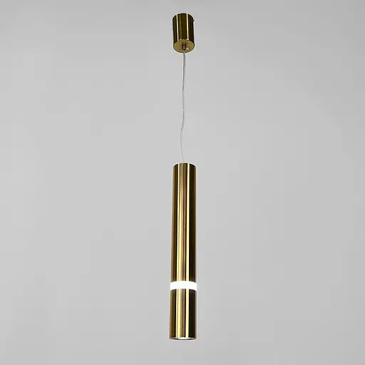Мінімалістичний підвіс у латунному корпусі 41х6 см | Арт. A076/1 AB | Line F - фото 4