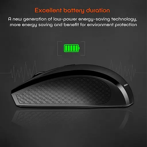 Миша MeeTion Wireless Mouse 2.4G MT-R560 бездротова чорна - фото 6