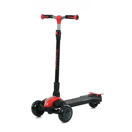 Самокат детский трехколесный JR3-132-R, колеса со светом