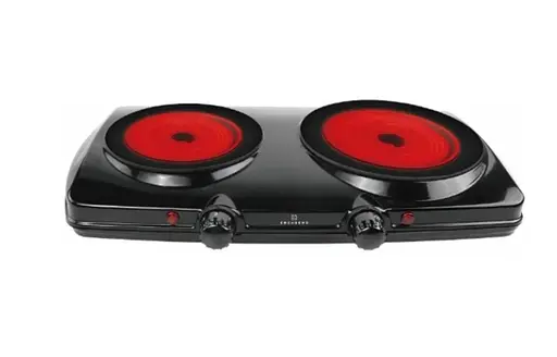 Плита двухкомфорочная инфракрасная Edenberg EB-62271 электрическая кухонная настольная - фото 1