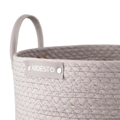 Кошик Ardesto Minimalism сірий 23 х 23 х 19 см (ARHC2506RG) - фото 3