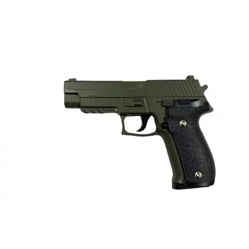 Страйкбольный пистолет Galaxy Sig Sauer 226, металл, зеленый, вес 700 г, G26G