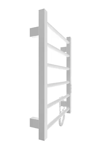 Електрична рушникосушарка HF Leeds 570x430 white matte 6.1.0800.06.WM, Білий матовий, універсальне (коннектор), Електронний - фото 3