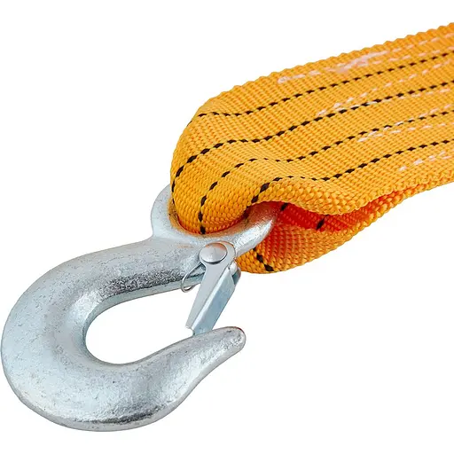 Трос буксирувальний Vitol ТР-250-8-1 стрічка 8 тонн 75 мм х 6 м помаранчевий (TR-250-8-1) - фото 3