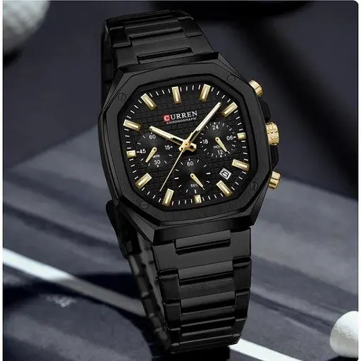Часы мужские наручные Curren Mentor (Черные) - фото 3