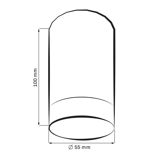 Точковий світильник Polux Goldlux Arras 323521 Arras GU10 1x10W IP20 BK - фото 4