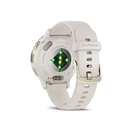 Смарт-годинник Garmin Venu 3S, Ivory + Soft Gold, GPS (010-02785-04) - фото 6