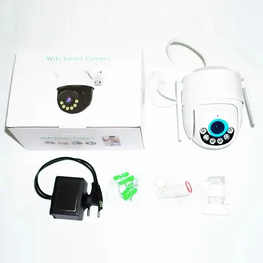 IP камера відеоспостереження RIAS N806 (iCSee APP) Wi-Fi 2MP вулична з віддаленим доступом White - фото 6