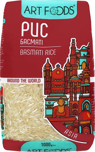 Рис Art Foods Asia Басмати, 1 кг ( 859720) - фото 7