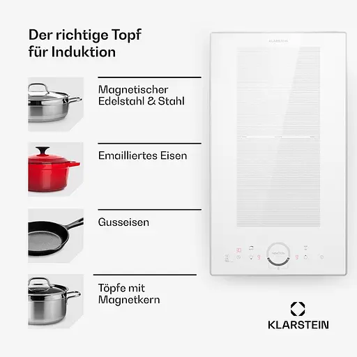 Индукционная варочная поверхность Klarstein Delicatessa Domino Prime (10045583) - фото 4