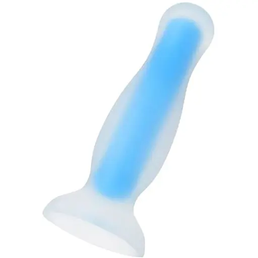 Анальна пробка Toyfa Beyond Namor Glow 12.5 см (блакитний)