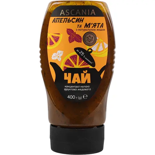 Чай Ascania Апельсин та м’ята концентрований 400 г - фото 1