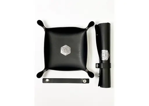 Настільна гра Планета Ігор Лоток для кубиків D20 (чорний) (Dice tray D20 black) (pi-dt007) - фото 4