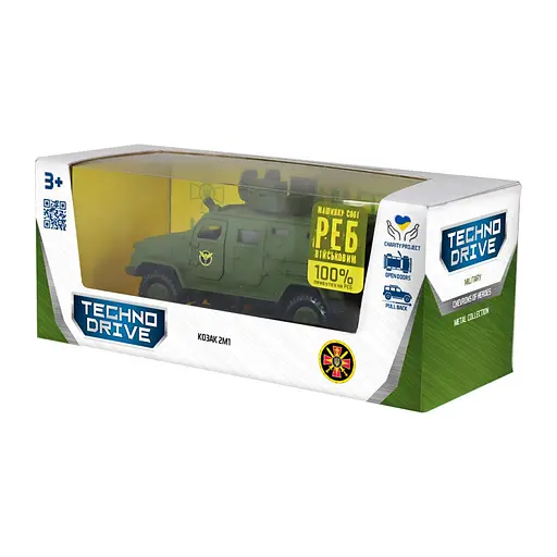 Игровая автомодель "Казак 2М1 - Гур Мо" TechnoDrive KS450-1 серия "Шевроны Героев" - фото 3