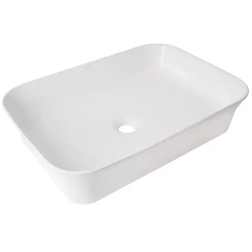 Раковина накладная Qtap Virgo N 560x380x130 White с донным клапаном QT18116308W48462 - фото 1