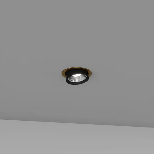 Встраиваемый светильник Skarlat RSL74251 15W GD+BK 3000K - фото 1